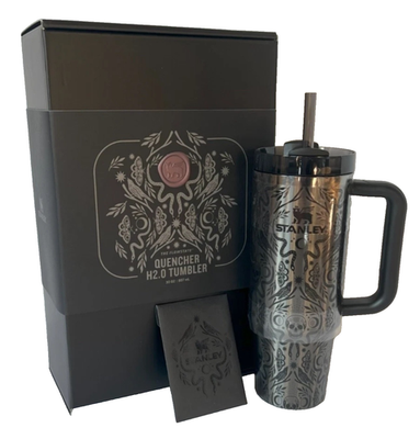 #ad STANLEY THE HALLOWEEN QUENCHER ® H2.0 FLOWSTATE™ TUMBLER 30 OZ Deadly Damask $89.99