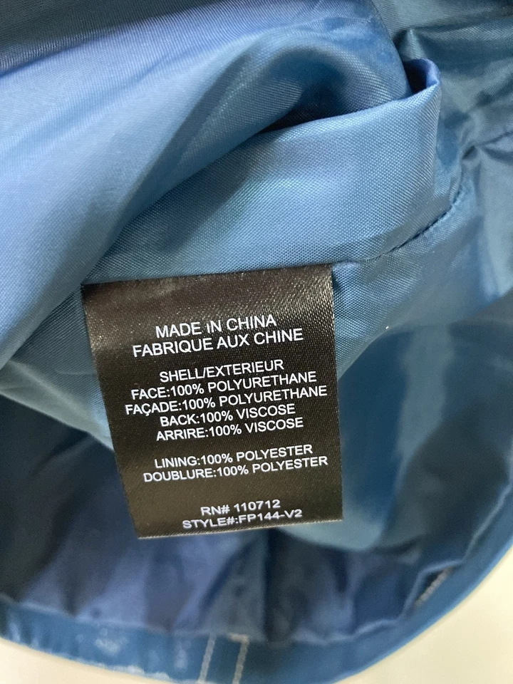 Minifalda Urban Outfitters de cuero sintético para mujer XS azul Foto 4 de 4