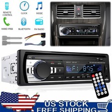 2026 Bluetooth Car Stereo Audio In-Dash FM Receiver Aux Input SD MP3 Player ZR