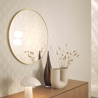 Guido Maria Kretschmer Tapete Texil Optik Grafik Creme Beige 10524-02 (4,41€/1Qm
