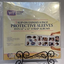 Westrim Crafts Memories Forever 12x12 - 5 Expand A Page Protective Sleeves 