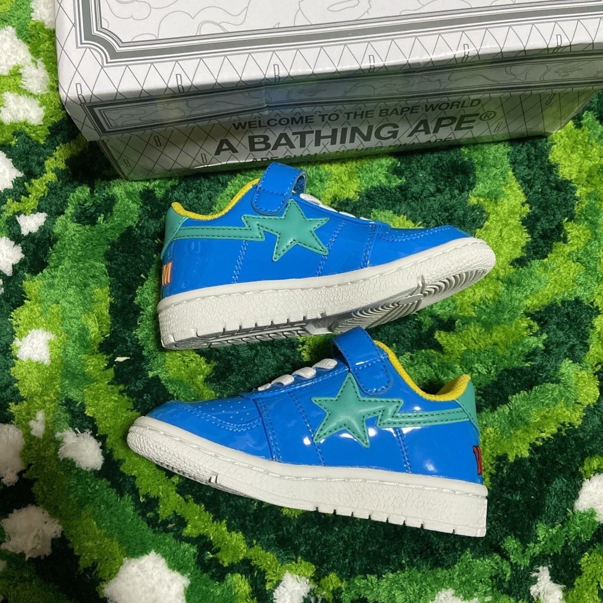 A Bathing Ape BAPE Sta Shark Blue (PS) Size 11C | eBay