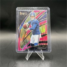 2025 Panini Select Jaxson Dart Rookie Pink Shock Prizm Club Level #293 Giants RC