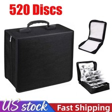520 Disc CD DVD Portable Organizer Holder Storage Case Wallet Album Media