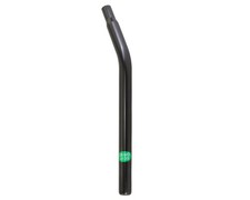 Retro ALLOY Layback Old School Seat Post - 27.2 Black 400mm BMX 4130 Chromoly