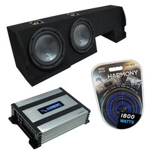 01-03 Ford F-150 Super Crew Truck Harmony R104 Dual 10" Sub Box HA-A400.1