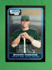2006 Bowman Baseball 1st Bowman Chrome Prospects #BC76 Shawn Riggans