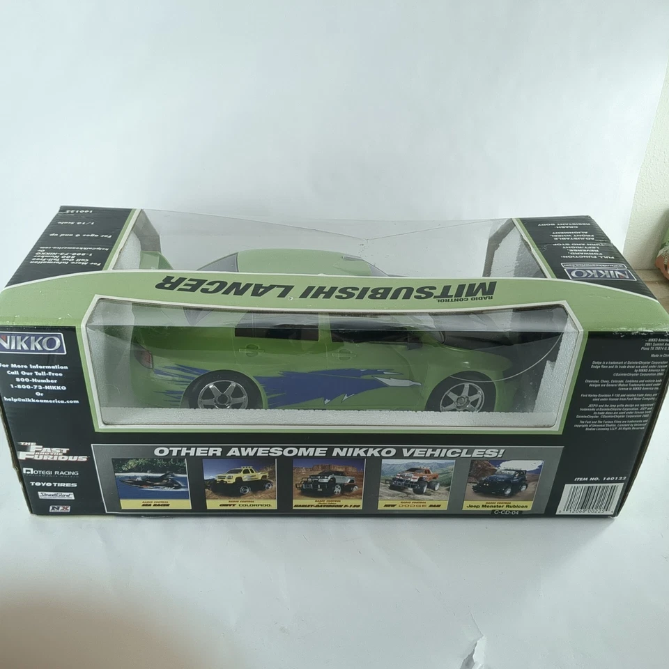 RARE RC CAR - Nikko Mitsubishi Fast and Furious RC Car - With Box !!READ DESC!! - Image 4 of 4