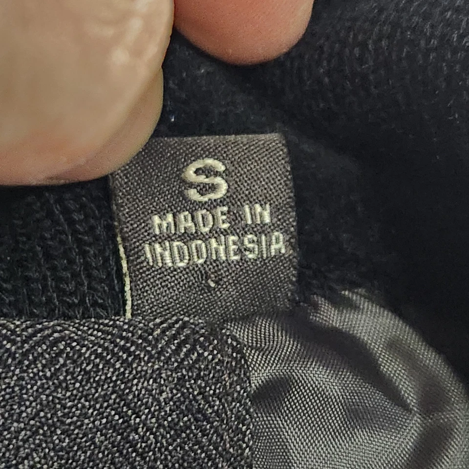 Dockers Size S Heavy Puffy Jacket Coat Heather Gray Very Warm Hood Snow Winter - Image 4 of 4