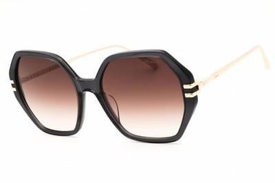 CHOPARD SCH370M 0705 Sunglasses Gray Frame Brown Lenses 57mm
