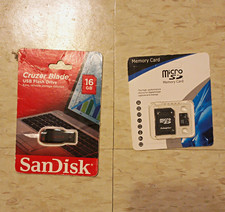 SanDisk Cruzer Blade 16GB USB 2.0 Flash Drive USB-A Black/Red PC/Mac