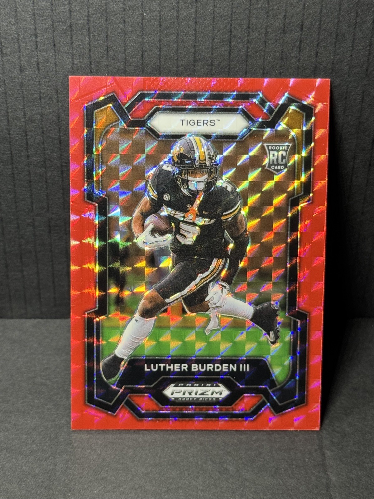 Luther Burden III 2024 Prizm Draft Picks #198 Rookie Red Finite Prizm #43/125 SP