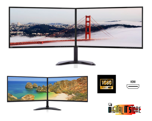 Dual Monitor Screen Bundle 2X24