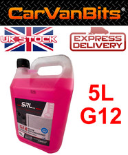 UNIVERSAL CAR VAN G12 ANTIFREEZE RADIATOR COOLANT FLUID RED PINK 5L