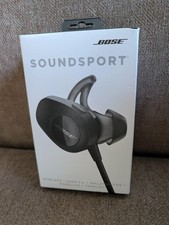 Bose SoundSport Wireless In Ear Bluetooth Sweat-Resistant Headphones-BLACK