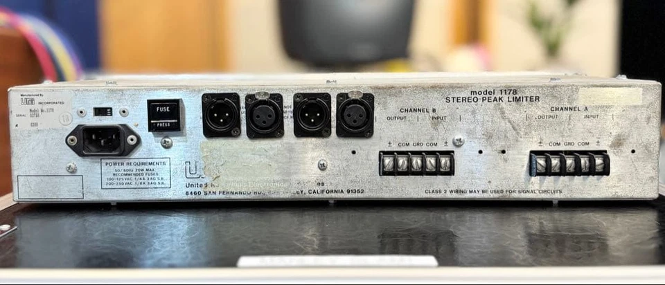 UREI 1178 Dual Peak Limiter VINTAGE - Image 2 of 2