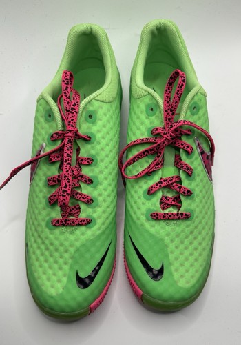 Nike FC247 Elastico Finale II Fresh Mint/Pink Flash-Neo Lime Size 8 - Picture 2 of 6