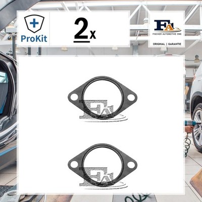 2x ORIGINAL  Fa1 Dichtung, Abgasrohr für Kia RIO II RIO II Stufenheck Hyundai
