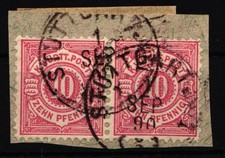 W&uuml;rttemberg 46 Stamped Stuttgart #IK410