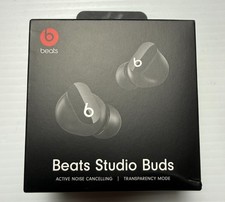 Beats Studio Buds Wireless Noise Cancelling Earbuds MJ4X3LL/A Black SEALED BOX