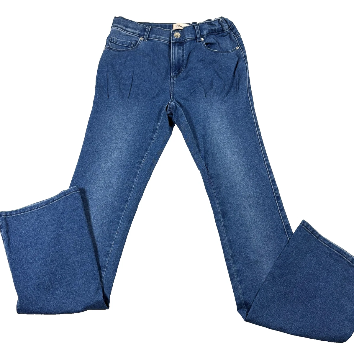 ONLWILLOW HW Straight LB DNM DOT, blauw (light blue denim), 31W / 32L
