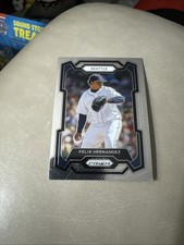 2024 Panini Prizm #83 Felix Hernandez Seattle Mariners Baseball Card