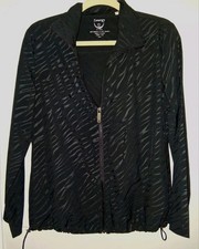 Zenergy by Chicos Jacket Womens Chico Size 1 Zebra stretch print jacket