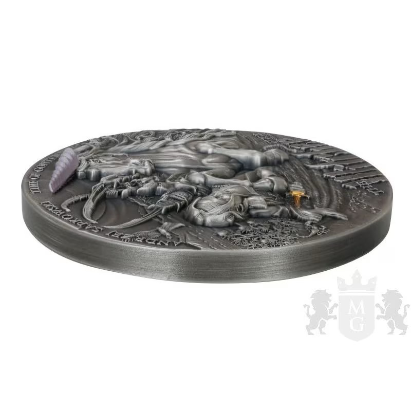 2022 The Witcher: Time of Contempt 2 oz Silver Antique High-Relief