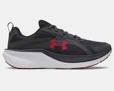 Under Armour Charged Assert 11 Men's Running Shoes Size 9 Black Gray Red