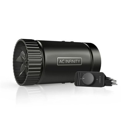 AC Infinity RAXIAL S4, Inline Booster Duct Fan 4  w/ Speed Controller Low Noise