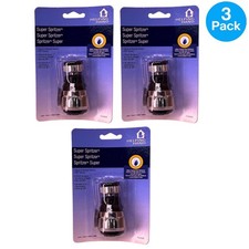 Helping Hand Super Spritzer Faucet Aerator 360 Swivel Water Saver - 3 Pack
