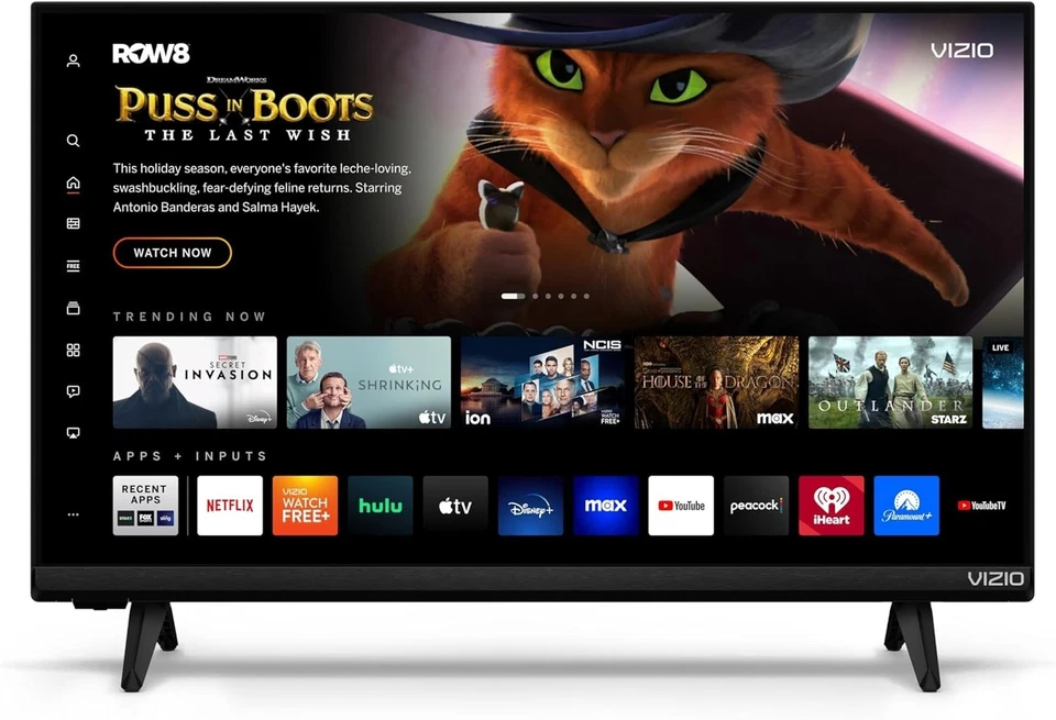 FHD 24-Inch Smart TV with 260+ Free Channels & Voice Remote - Compact Design - Image 3 of 4