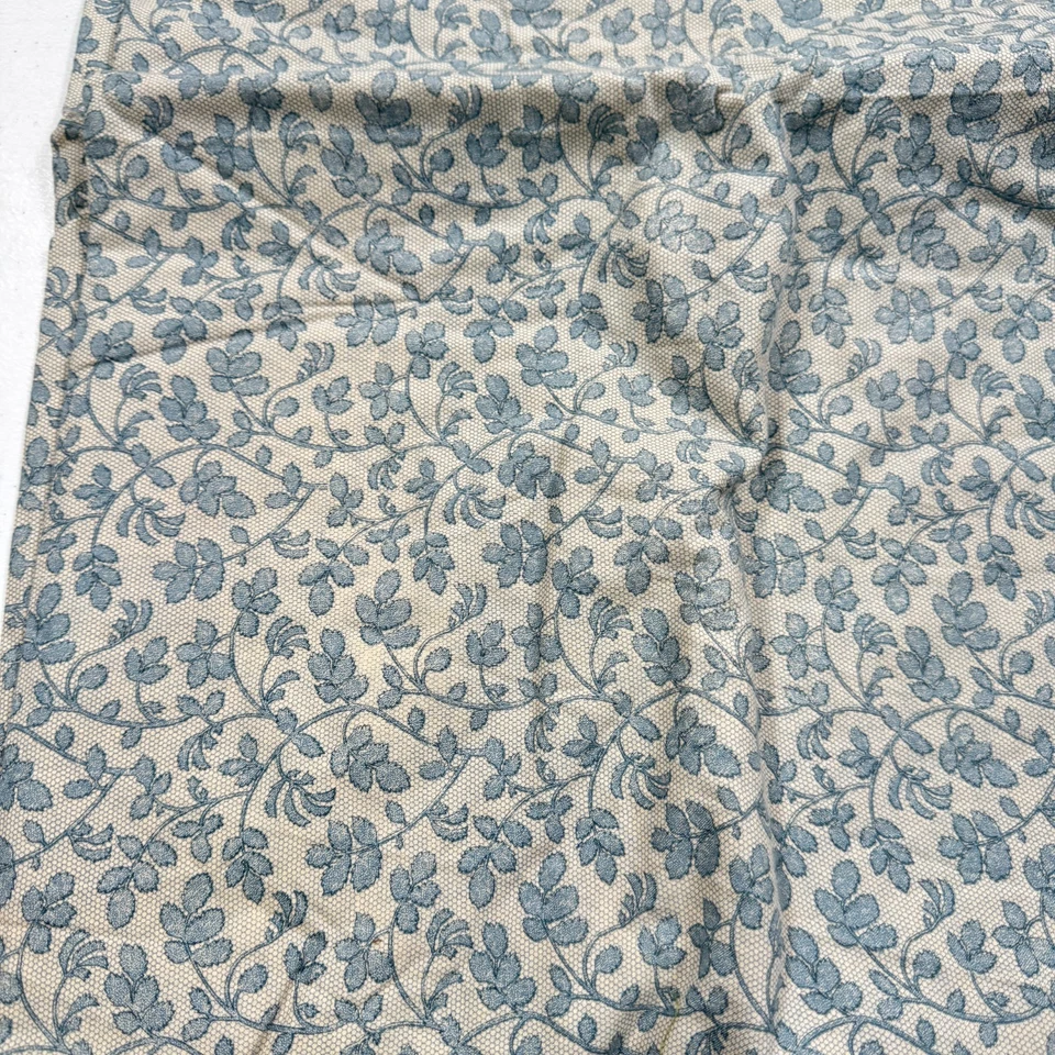 винтажный альбом ткани синий цветочный shenandoah хлопок 42 x 128 3,5 ярдов 8348 - Изображение 3 из 4