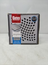 OATEY DSS4060R-d-04 Designline 6"x6" Square Shower Drain Grate - Stainless Steel