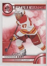 2023-24 SP Authentic Future Watch Red Limited Connor Zary #156 2d8