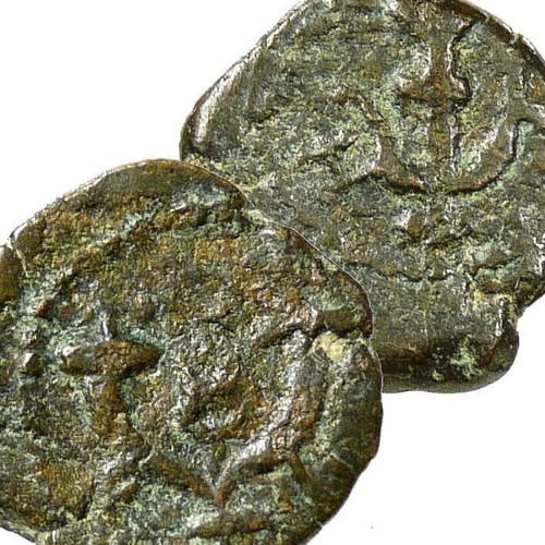 HEROD The Great Coin from LIFETIME of JESUS CHRIST.Jerusalem Holy Land Prutah - 第 1/11 張圖片