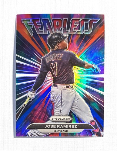 Jose Ramirez ~ 2022 Panini Prizm ~ Silver Prizm #FL-14 Fearless