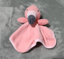 Cloud Island Pink Flamingo Washcloth Wash Cloth Lovey Terry Cloth 100 Cotton