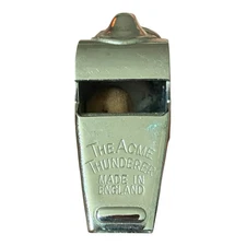 Vintage Whistle "THE ACME THUNDERER" Made In England Referee Coach 368