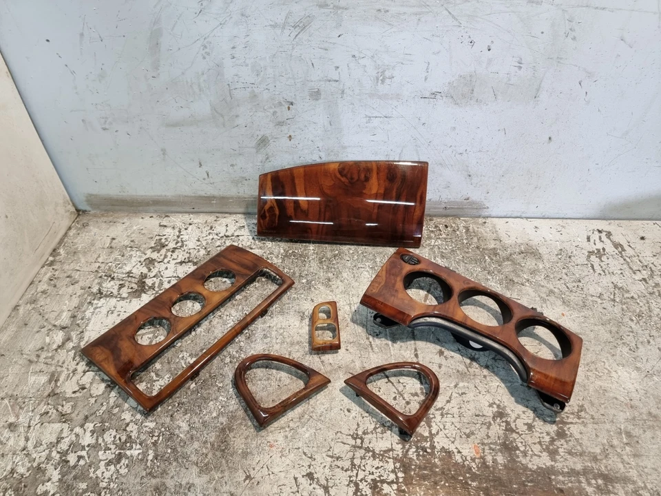 Комплект отделки внутренней центральной панели из шпона для приборной панели и консоли Jaguar XK8 1998 X100 - Изображение 3 из 4