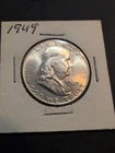 1949 Uncirculated Silver Franklin Half Dollar