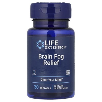 Life Extension, Brain Fog Relief, 30 Weichkapseln