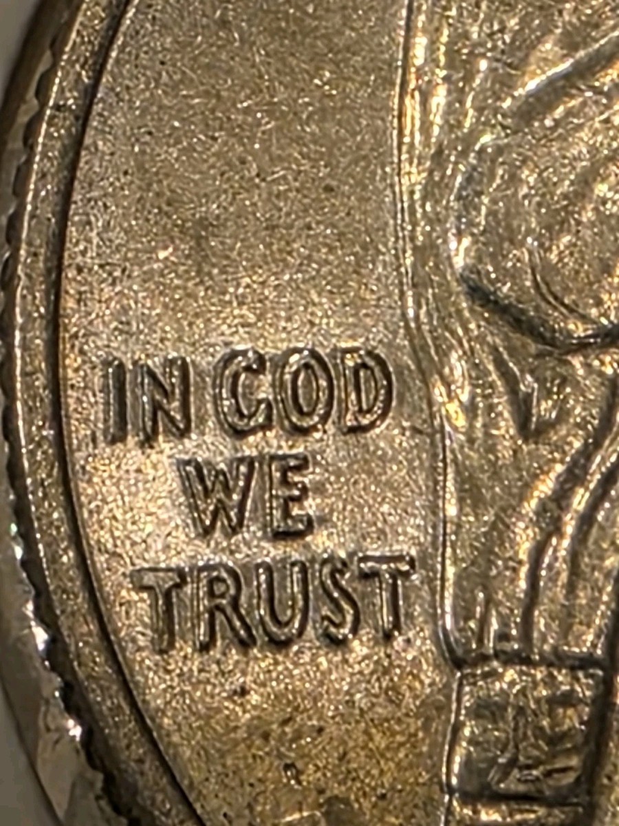 希少なジョヴィタ・イダール 2023年クォーター P ミント プルーフエラーコイン「In Cod We Trust」