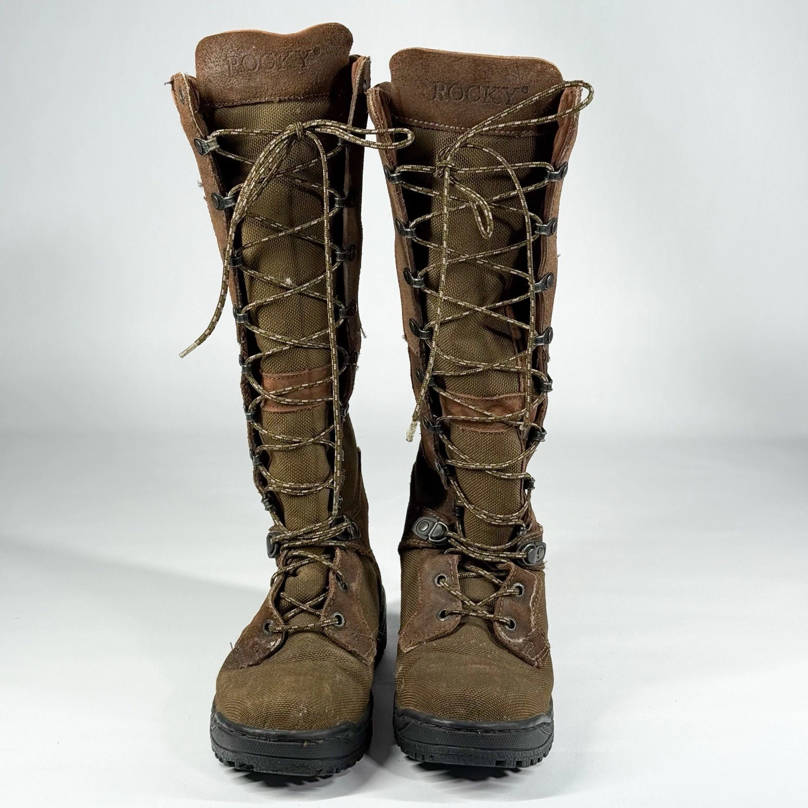 Rocky 16" Tall Pro-Light Waterproof Outdoor Snake Hunting Boots Men's 7 W