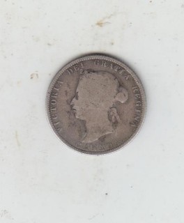 Kanada 1874H Victoria Silber (.925) 25 Cents nf/f