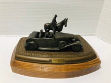 Vintage Chrysler Motors Whats The Hurry Bronze Statue Mopar 1988 Usa Rare