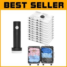 Space Saver Vacuum Bags with Rechargeable Pump