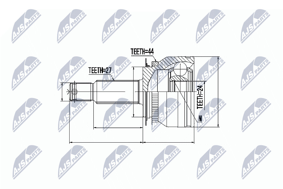 N.T.Y. NPZ-KA-305.NTY Joint Kit, drive shaft for KIA