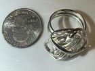 VTG Silver IRELAND MODERN Abstract Intertwined Knot Statement Ring Size 8.5 - 7g — photo 10