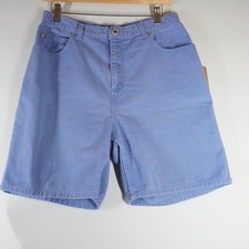 VTG Denim Shorts Women 28 Blue High Waisted 90s Jorts Periwinkle Retro Summer